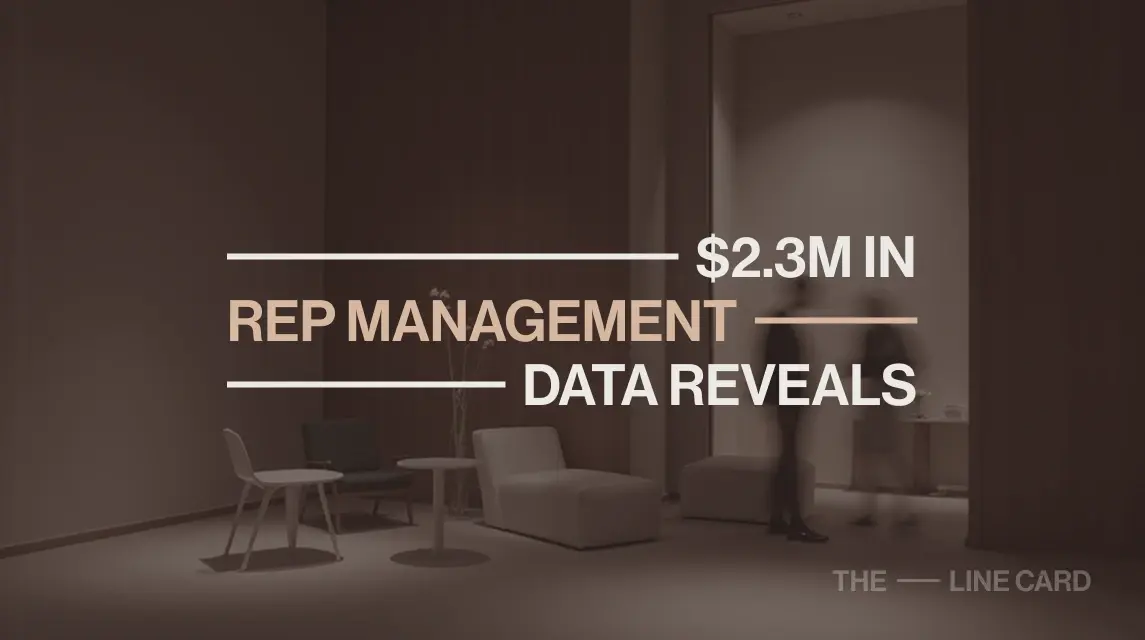 $2.3M in rep management data highlights key inefficiencies in sales rep performance and tool adoption across the industry